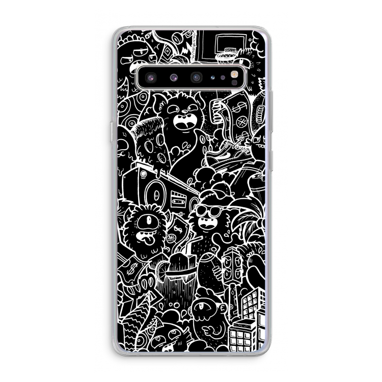 Vexx Black City : Samsung Galaxy S10 5G Transparant Hoesje