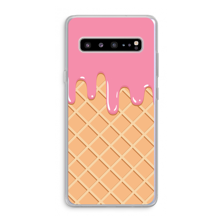 Ice cream: Samsung Galaxy S10 5G Transparant Hoesje