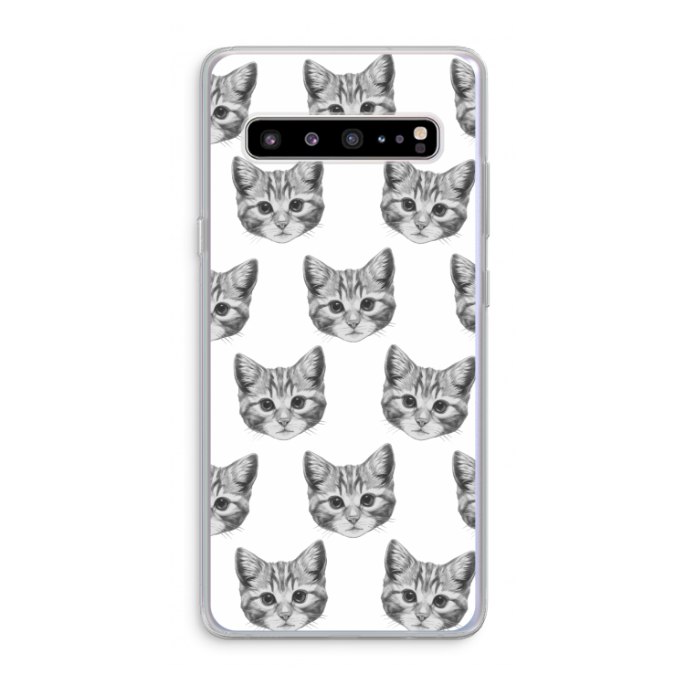 Kitten: Samsung Galaxy S10 5G Transparant Hoesje