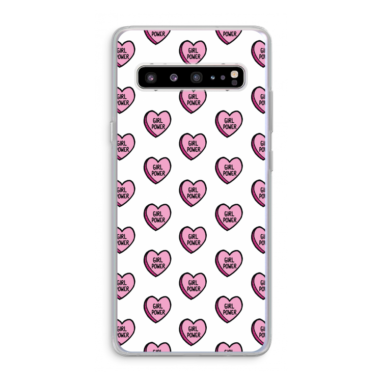 GIRL POWER: Samsung Galaxy S10 5G Transparant Hoesje