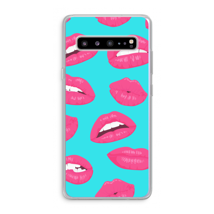 Bite my lip: Samsung Galaxy S10 5G Transparant Hoesje