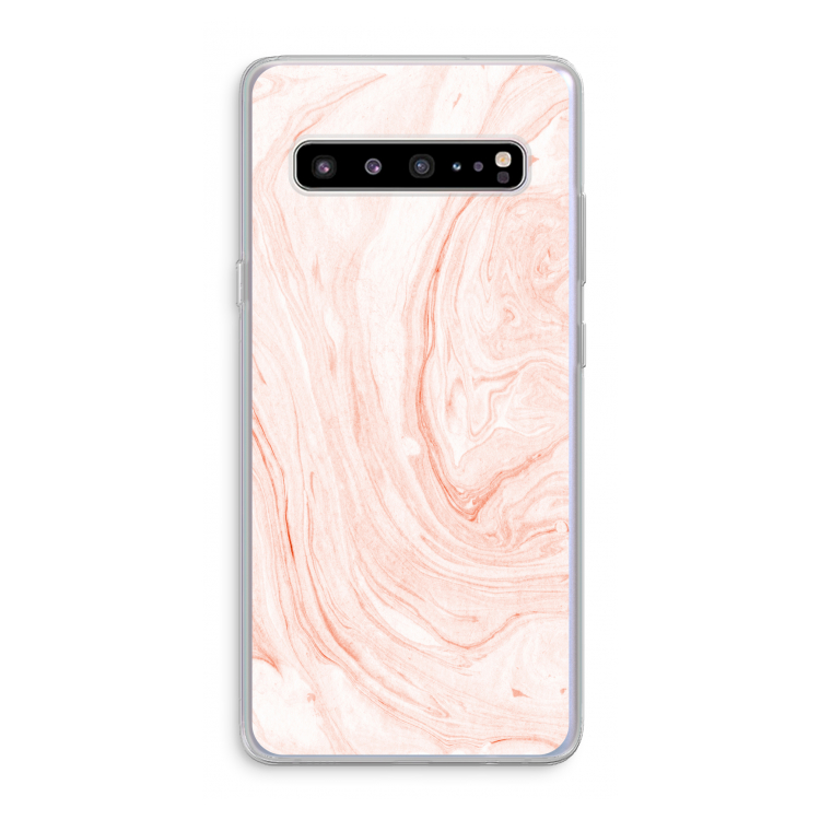 Peach bath: Samsung Galaxy S10 5G Transparant Hoesje