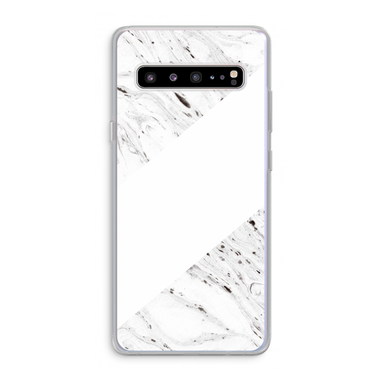Biggest stripe: Samsung Galaxy S10 5G Transparant Hoesje