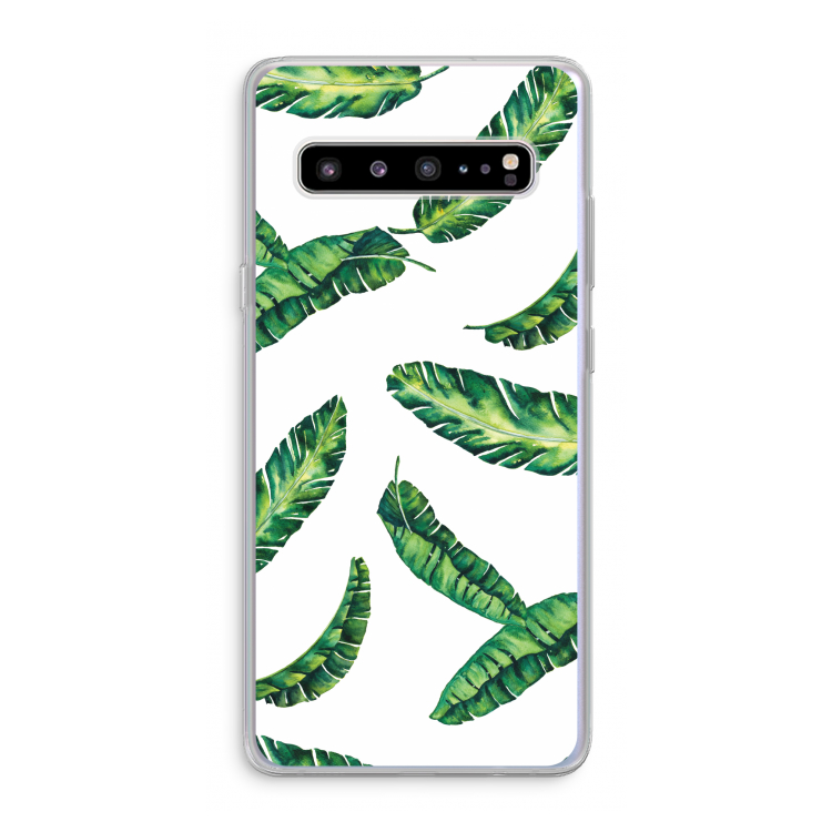 Lange bladeren: Samsung Galaxy S10 5G Transparant Hoesje