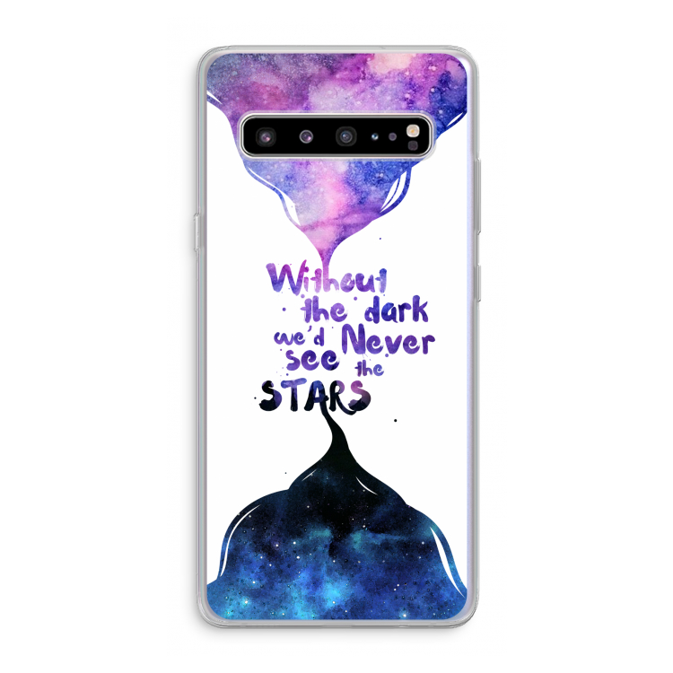 Stars quote: Samsung Galaxy S10 5G Transparant Hoesje