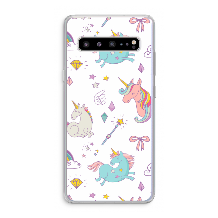 Fantasiewereld: Samsung Galaxy S10 5G Transparant Hoesje