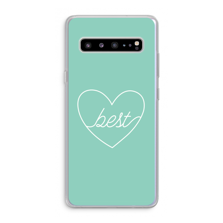 Best heart pastel: Samsung Galaxy S10 5G Transparant Hoesje