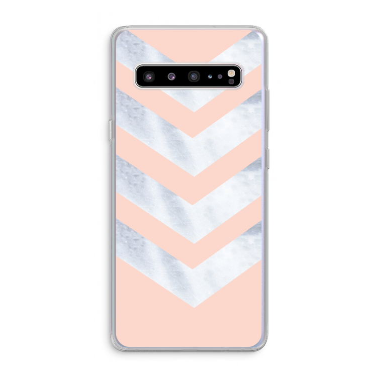 Marmeren pijlen: Samsung Galaxy S10 5G Transparant Hoesje