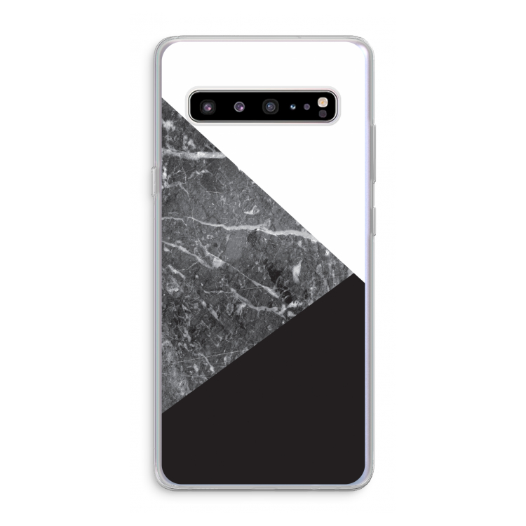 Combinatie marmer: Samsung Galaxy S10 5G Transparant Hoesje