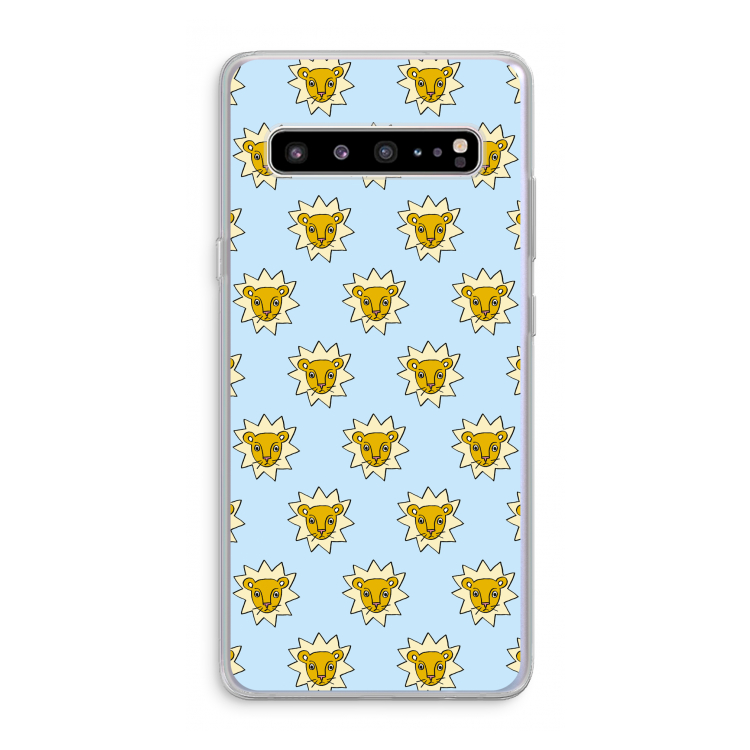 Leeuwenkoppen: Samsung Galaxy S10 5G Transparant Hoesje