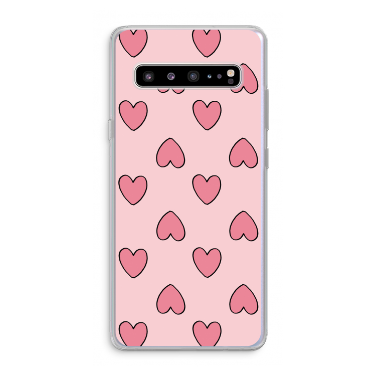 Ondersteboven verliefd: Samsung Galaxy S10 5G Transparant Hoesje