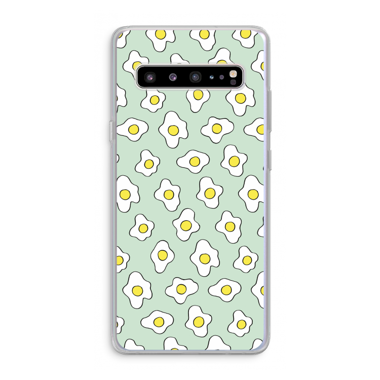 Spiegeleitjes: Samsung Galaxy S10 5G Transparant Hoesje