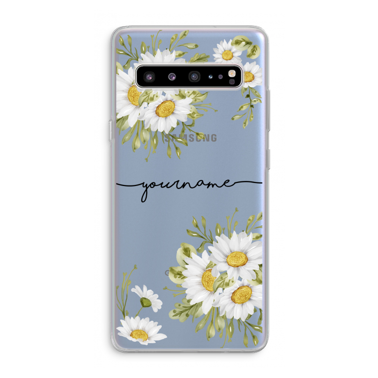 Daisies: Samsung Galaxy S10 5G Transparant Hoesje