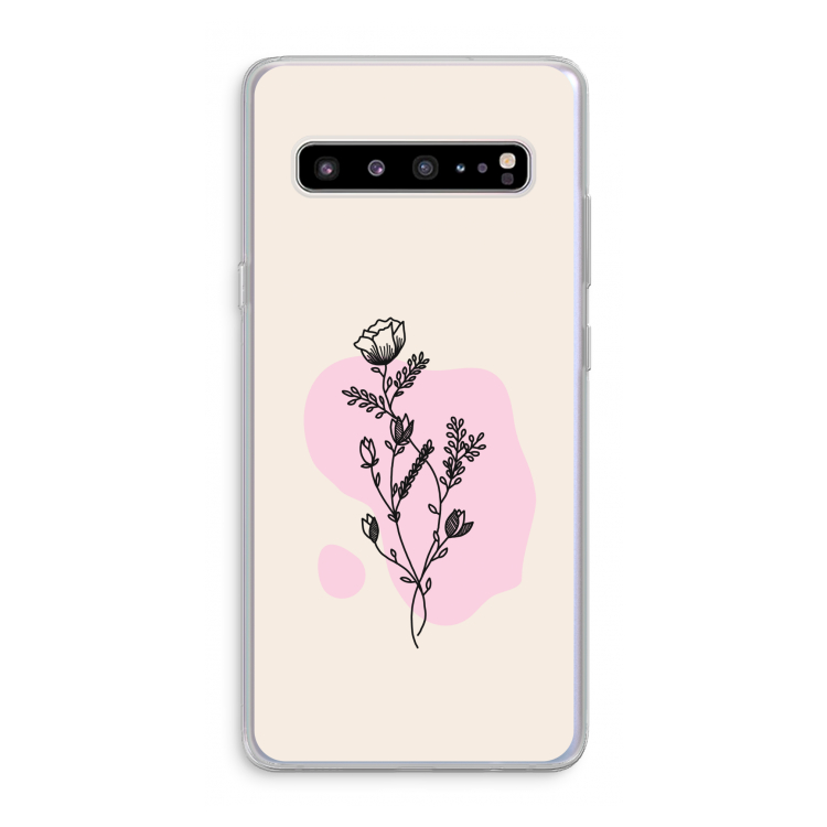 Roses are red: Samsung Galaxy S10 5G Transparant Hoesje