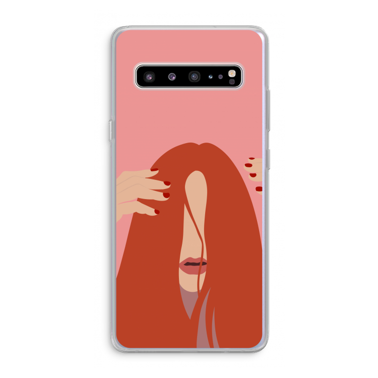 Woke up like this: Samsung Galaxy S10 5G Transparant Hoesje