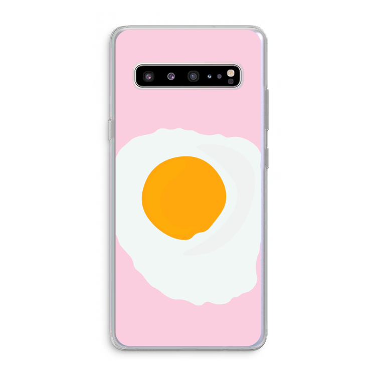 Sunny side up: Samsung Galaxy S10 5G Transparant Hoesje