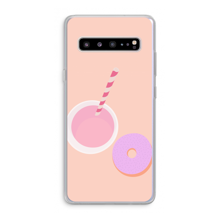 Donut: Samsung Galaxy S10 5G Transparant Hoesje