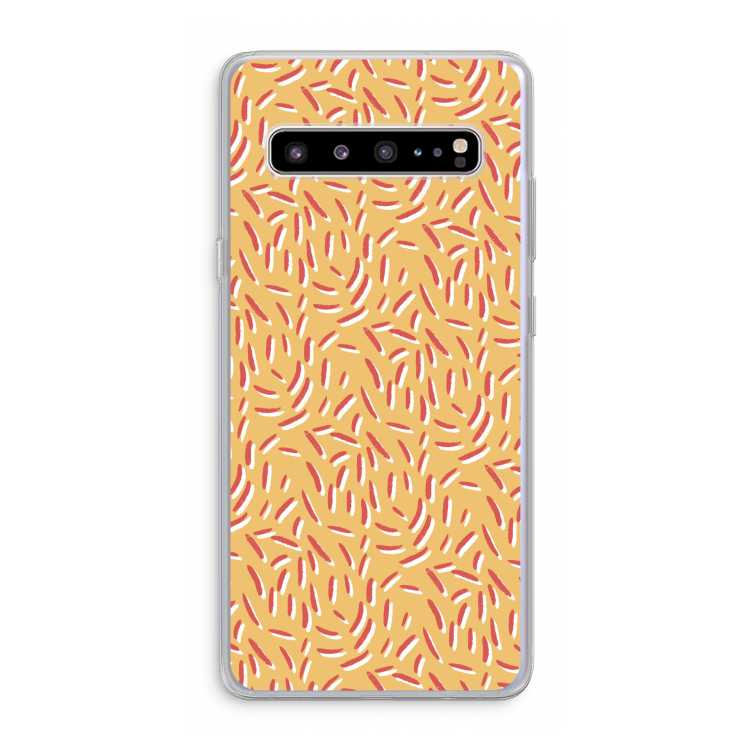Camouflage: Samsung Galaxy S10 5G Transparant Hoesje