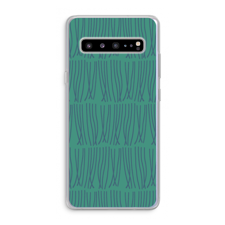 Swirls: Samsung Galaxy S10 5G Transparant Hoesje