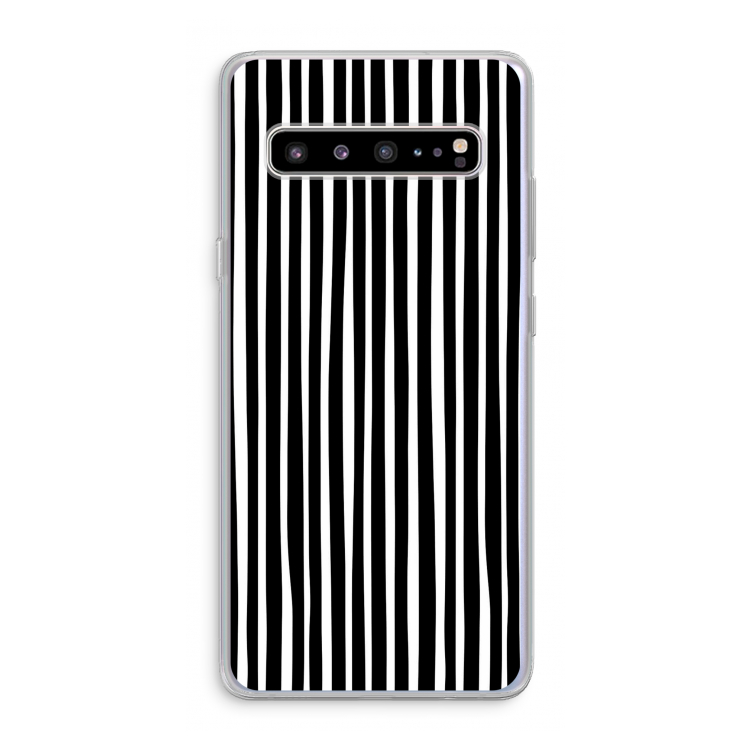 Stripes: Samsung Galaxy S10 5G Transparant Hoesje