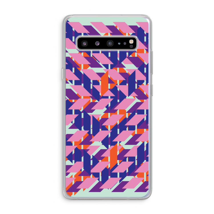 Skew Blush 3: Samsung Galaxy S10 5G Transparant Hoesje