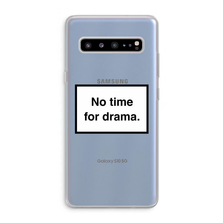 No drama: Samsung Galaxy S10 5G Transparant Hoesje