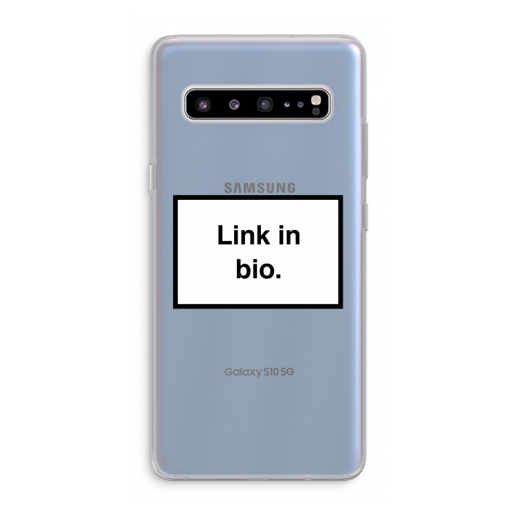 Link in bio: Samsung Galaxy S10 5G Transparant Hoesje