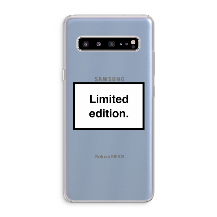 Limited edition: Samsung Galaxy S10 5G Transparant Hoesje