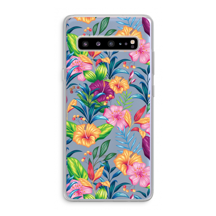 Tropisch 2: Samsung Galaxy S10 5G Transparant Hoesje