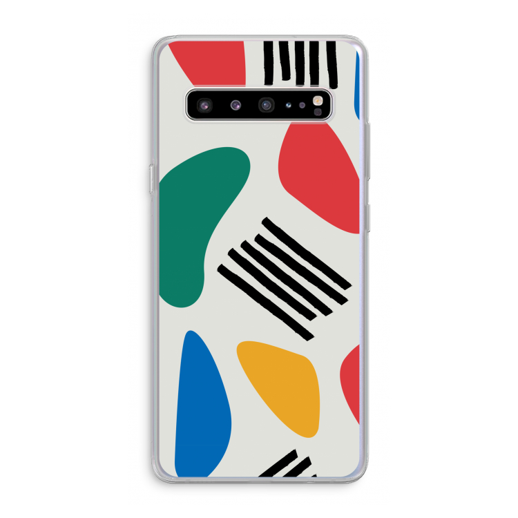Illustratieve pop 1: Samsung Galaxy S10 5G Transparant Hoesje