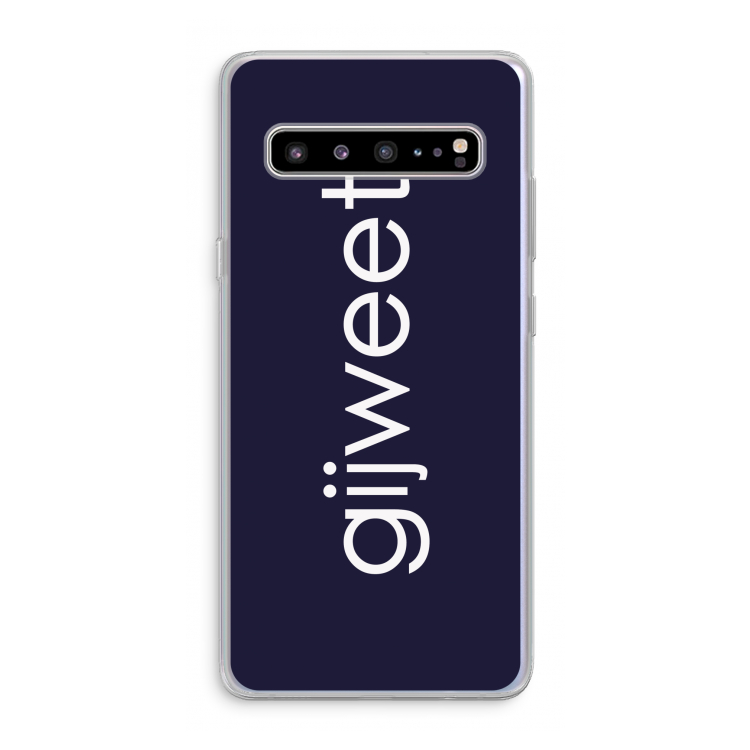Gijweet: Samsung Galaxy S10 5G Transparant Hoesje