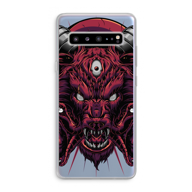 Hell Hound and Serpents: Samsung Galaxy S10 5G Transparant Hoesje