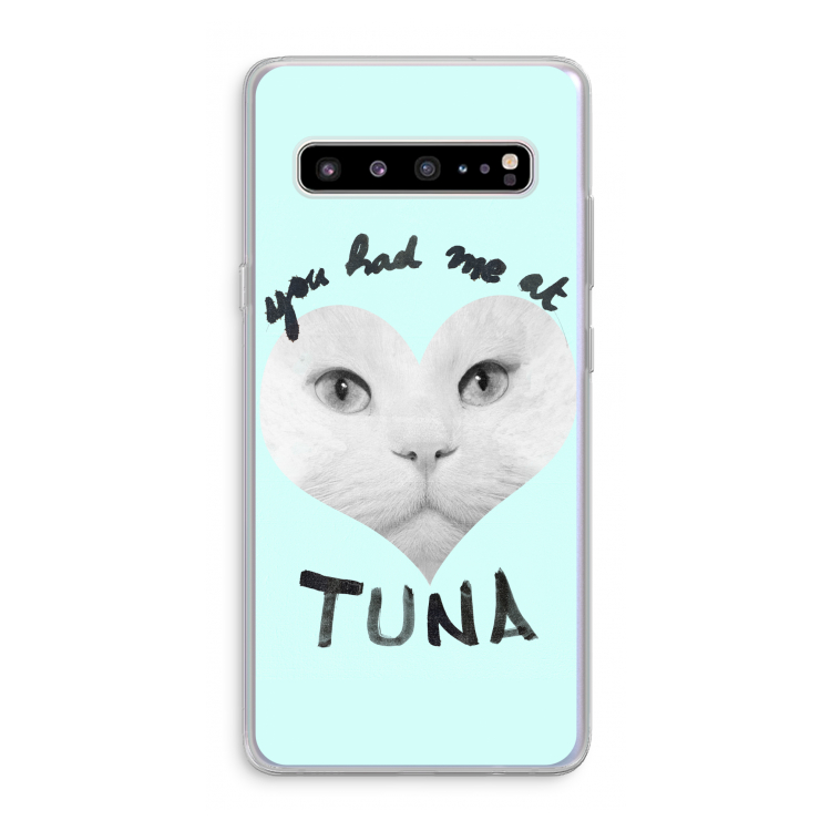 You had me at tuna: Samsung Galaxy S10 5G Transparant Hoesje
