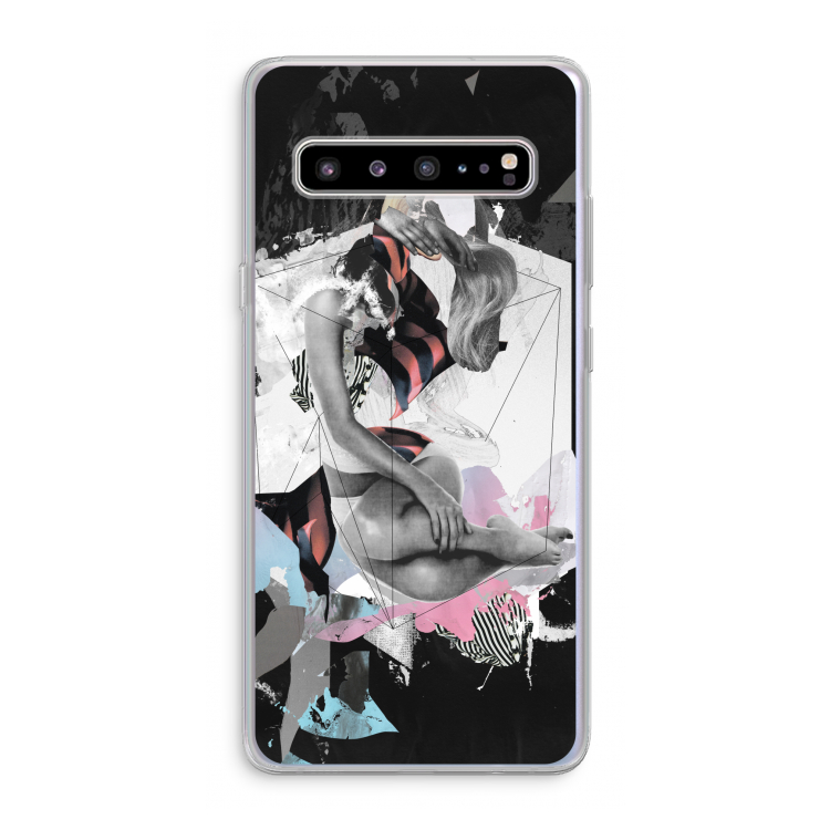 Camouflage de sommeil: Samsung Galaxy S10 5G Transparant Hoesje