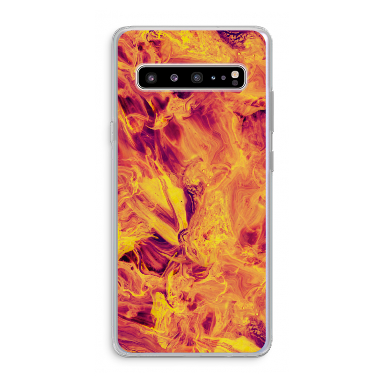Eternal Fire: Samsung Galaxy S10 5G Transparant Hoesje