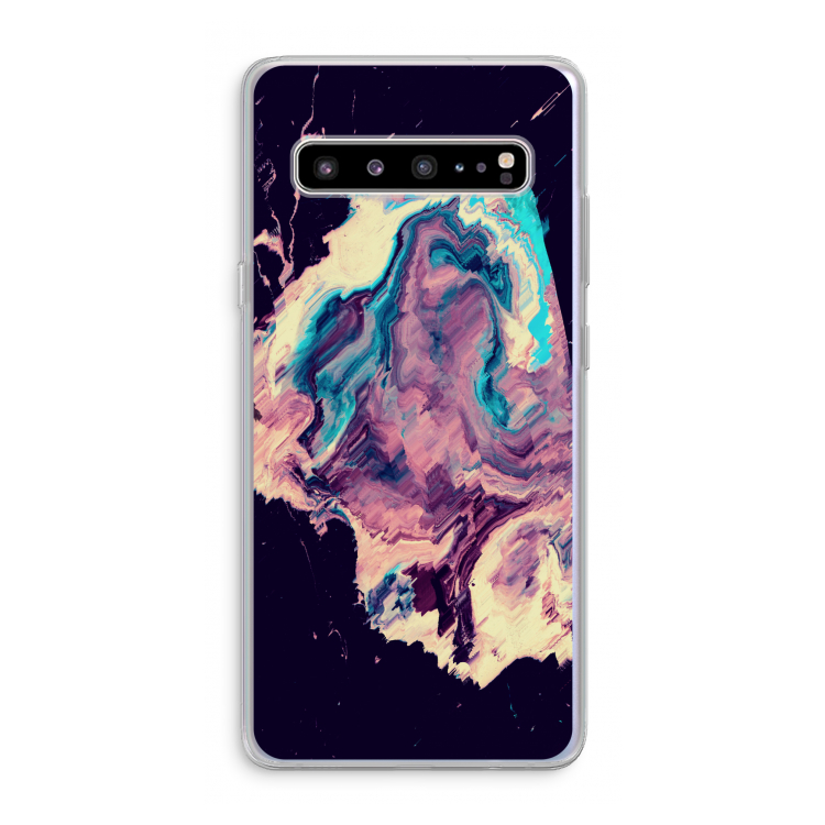 Cosmic Silence: Samsung Galaxy S10 5G Transparant Hoesje