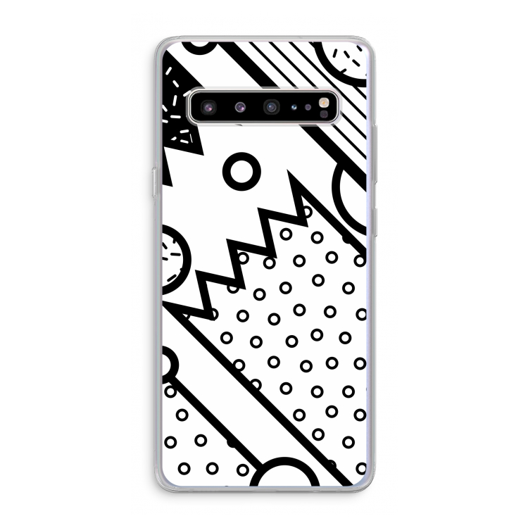 Pop Art #4: Samsung Galaxy S10 5G Transparant Hoesje