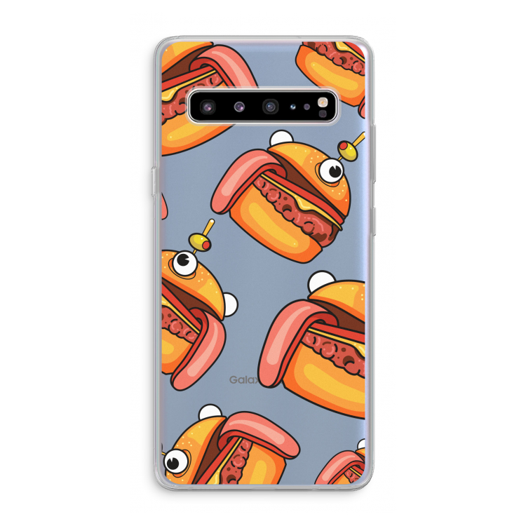 Hamburger: Samsung Galaxy S10 5G Transparant Hoesje