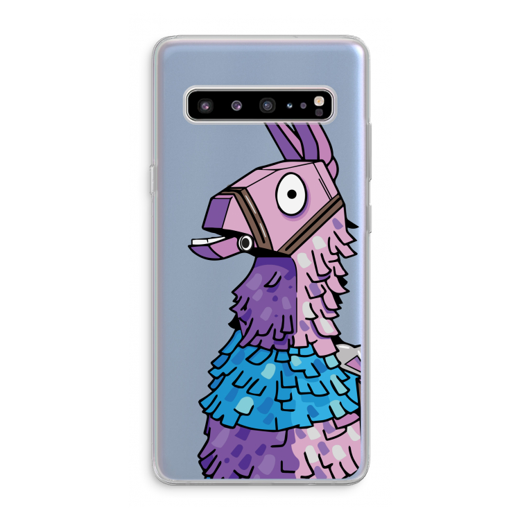 Lama: Samsung Galaxy S10 5G Transparant Hoesje