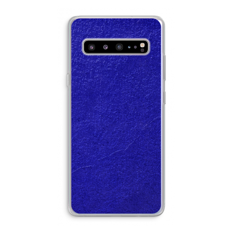 Majorelle Blue: Samsung Galaxy S10 5G Transparant Hoesje