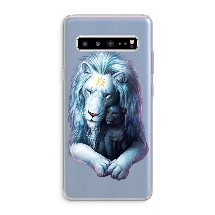 Child Of Light: Samsung Galaxy S10 5G Transparant Hoesje