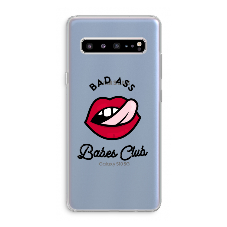 Badass Babes Club: Samsung Galaxy S10 5G Transparant Hoesje