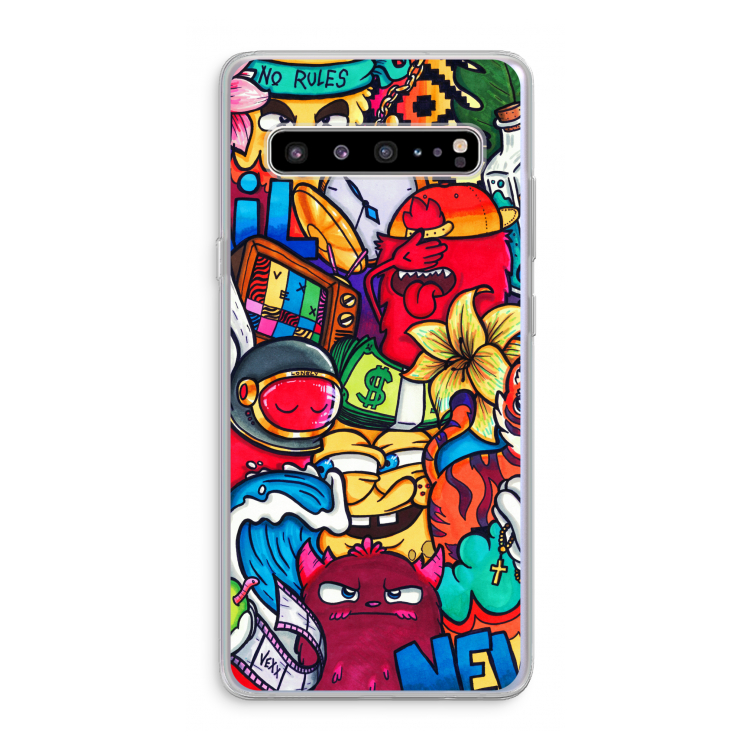 No Rules: Samsung Galaxy S10 5G Transparant Hoesje