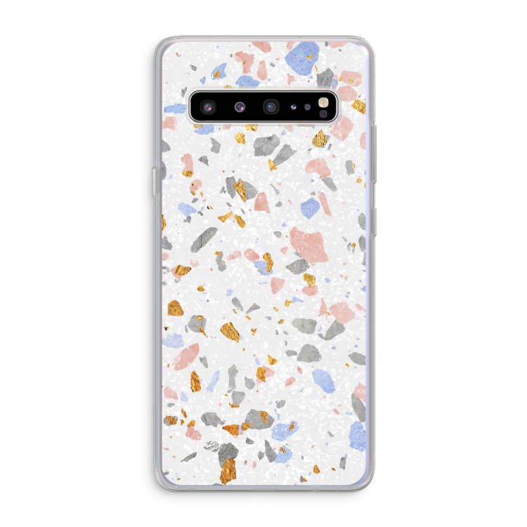 Terrazzo N°8: Samsung Galaxy S10 5G Transparant Hoesje