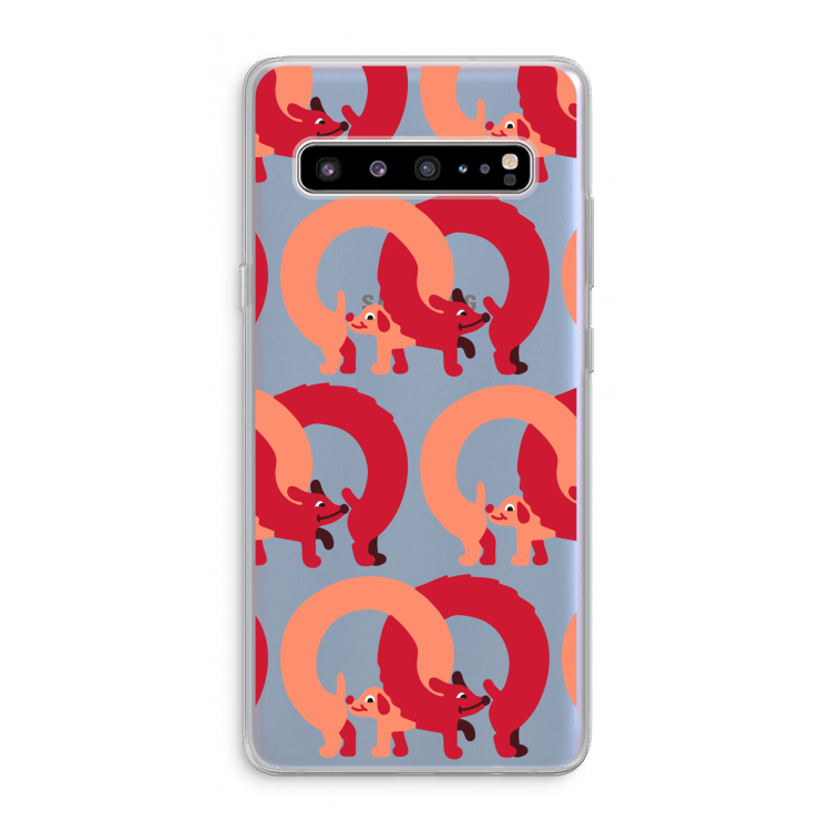 Dogs: Samsung Galaxy S10 5G Transparant Hoesje