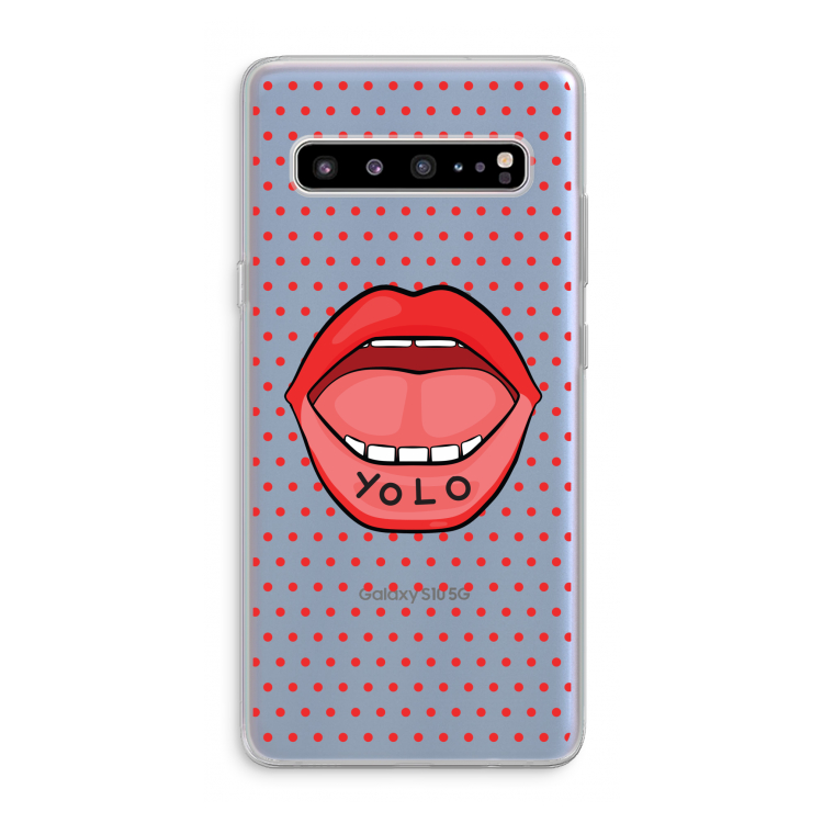 Yolo Denise: Samsung Galaxy S10 5G Transparant Hoesje