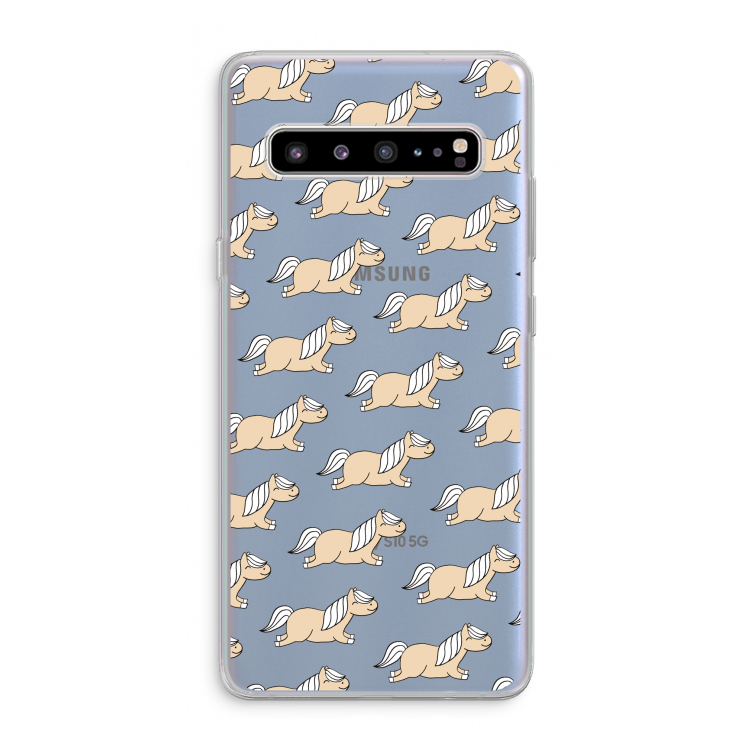 Ponys: Samsung Galaxy S10 5G Transparant Hoesje