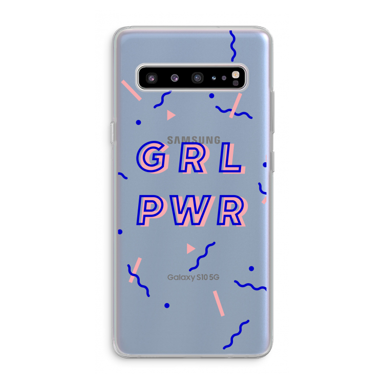 GRL PWR: Samsung Galaxy S10 5G Transparant Hoesje