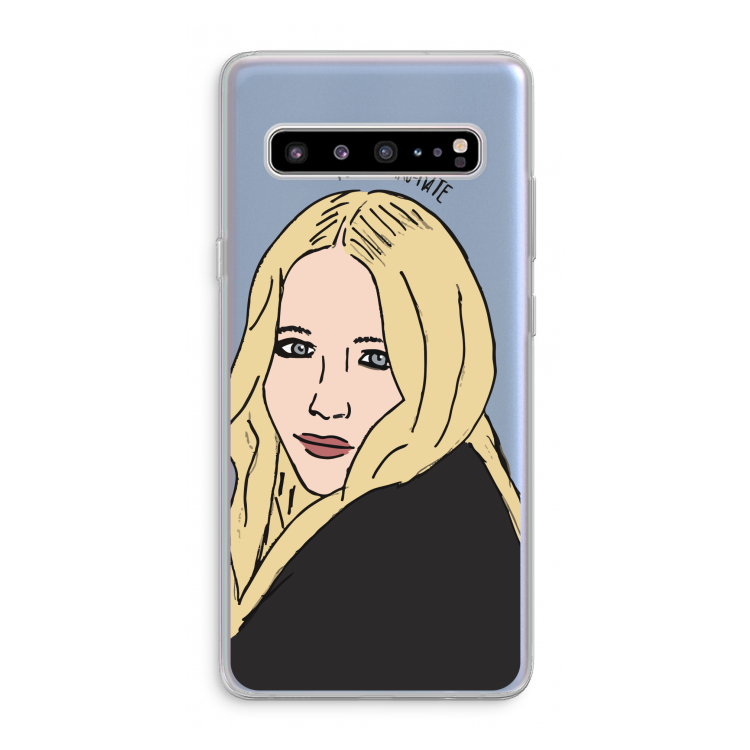 Mary Kate: Samsung Galaxy S10 5G Transparant Hoesje