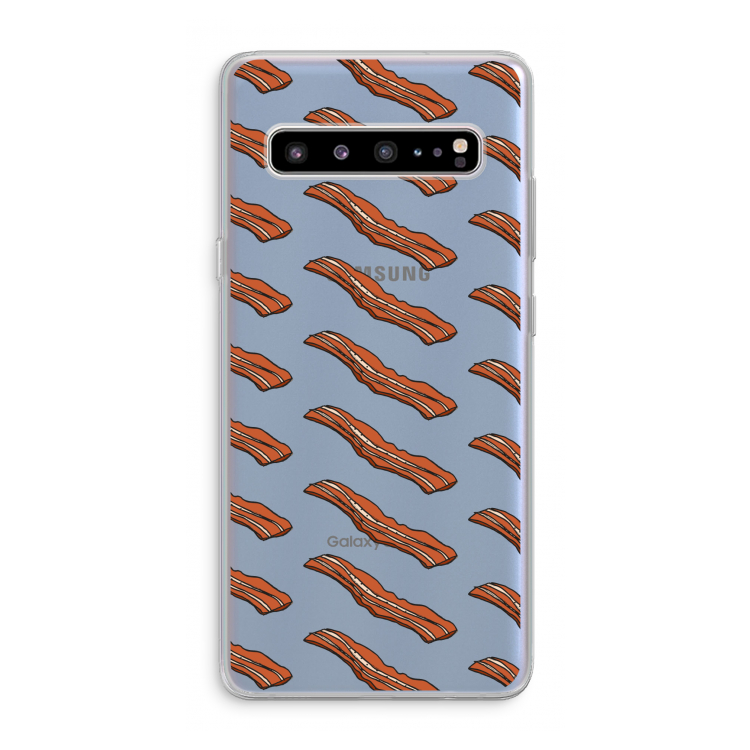 Bacon to my eggs #2: Samsung Galaxy S10 5G Transparant Hoesje
